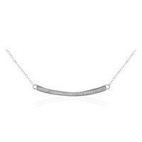 I3 (I) Diamond Silver Necklace