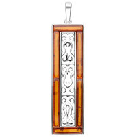 Baltic Amber Silver Pendant