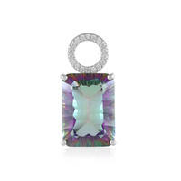 Mystic Quartz Silver Pendant