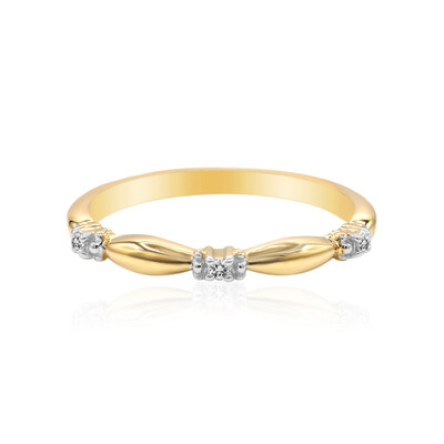 9K SI2 (G) Diamond Gold Ring (Annette)