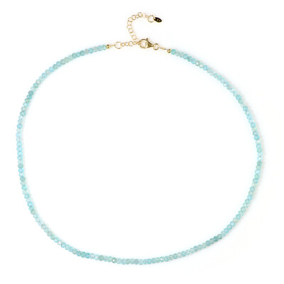 Blue Apatite Silver Necklace