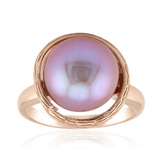 Purple Ming Pearl Silver Ring (TPC)