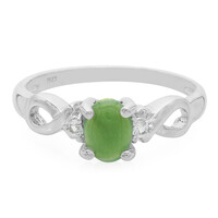 Imperial Chrysoprase Silver Ring