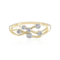 9K SI1 (H) Diamond Gold Ring