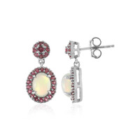 Welo Opal Silver Earrings