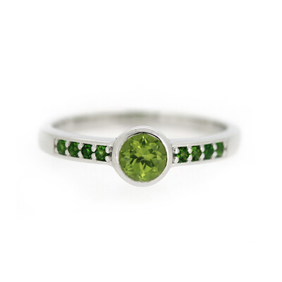 Peridot Silver Ring