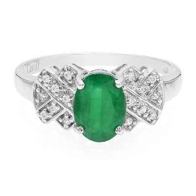 Bahia Emerald Silver Ring