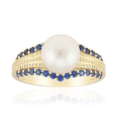 9K White South Sea Pearl Gold Ring (Michelle Albala)
