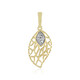 9K I2 (I) Diamond Gold Pendant (Ornaments by de Melo)