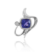 AAA Tanzanite Platinium Pendant