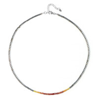 Silver Hematite Silver Necklace