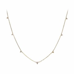10K SI1 (H) Diamond Gold Necklace