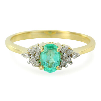 9K Brazilian Paraiba Tourmaline Gold Ring