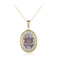 Bolivian Amethyst Silver Necklace