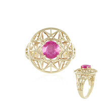 9K Madagascar Pink Sapphire Gold Ring (Ornaments by de Melo)
