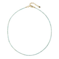 Blue Apatite Silver Necklace