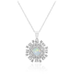 Welo Opal Silver Necklace
