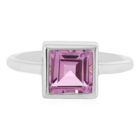 Rose de France Amethyst Silver Ring