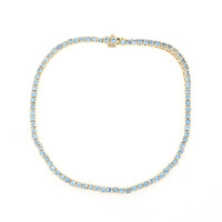 9K Santa Maria Aquamarine Gold Bracelet
