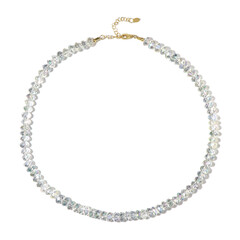 Angel Aura Quartz Silver Necklace