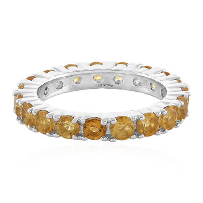 Citrine Silver Ring