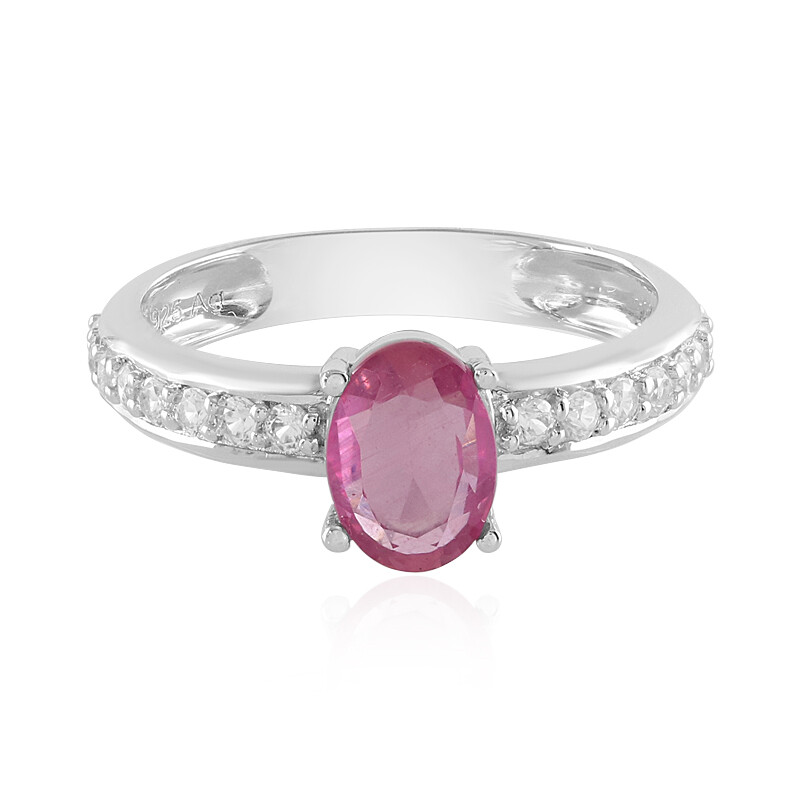 Madagascar Pink Sapphire 925 Silver Ring 0.855 ct