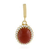 9K Kangeyam Moonstone Gold Pendant