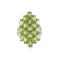 Peridot Silver Ring