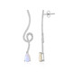 Australian Opal Silver Earrings