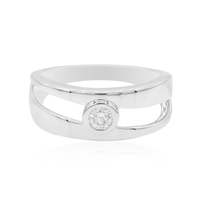 18K VVS2 (E) Diamond Gold Ring (adamantes [!])