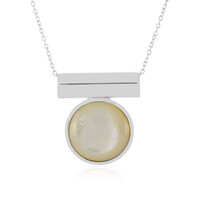 Mother of Pearl Silver Necklace