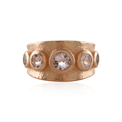 Madagascan Morganite Silver Ring