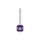 Siberian Amethyst Silver Pendant (MONOSONO COLLECTION)