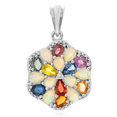 Welo Opal Silver Pendant