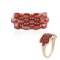 9K Tanzanian Ruby Gold Ring