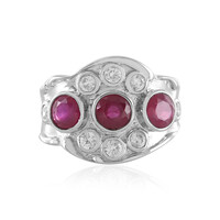 Madagascar Ruby Silver Ring (de Melo)