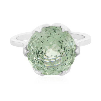 9K Green Amethyst Gold Ring (PHANTASIA)