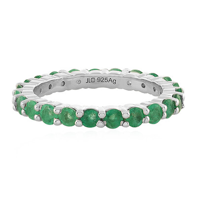 Ethiopian Emerald Silver Ring