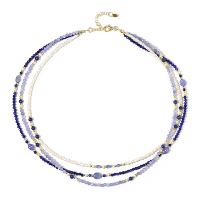 Tanzanite Silver Necklace (Riya)