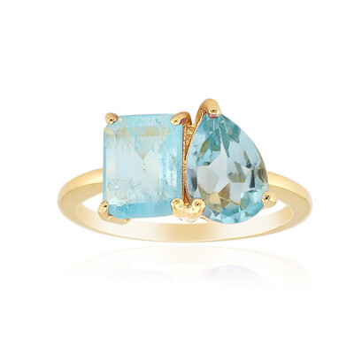 Sky Blue Topaz Silver Ring