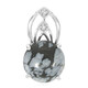 Snowflake Obsidian Silver Pendant