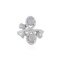 Australian Opal Silver Ring