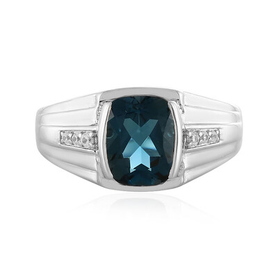 London Blue Topaz Silver Ring