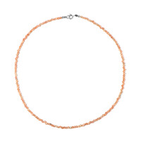Sunstone Silver Necklace