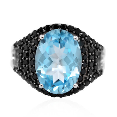 Sky Blue Topaz Silver Ring