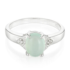 Chrysoprase Silver Ring