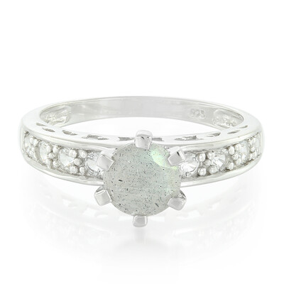 Romanian Spectrolite Silver Ring