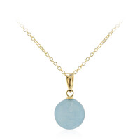 Aquamarine Silver Necklace
