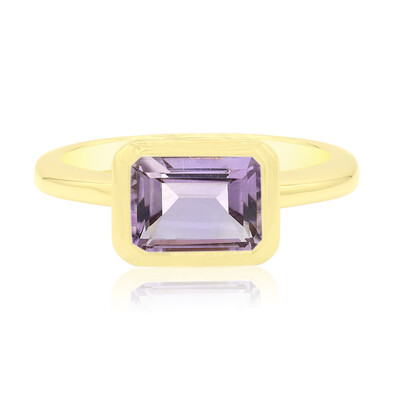 Rose de France Amethyst Silver Ring (MONOSONO COLLECTION)