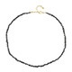 Black Diamond Silver Necklace
